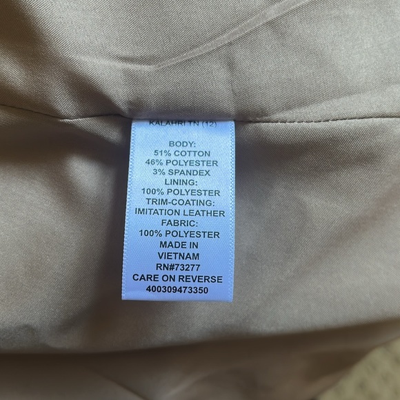 ELLE Ladies Trench with belt size 12 - Picture 9 of 9